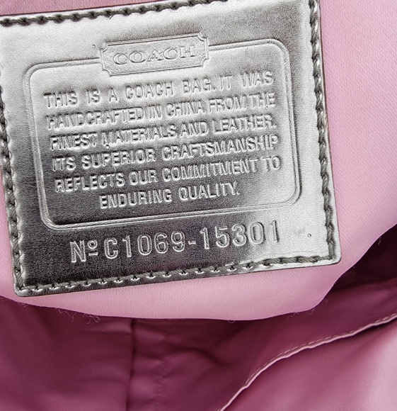 Coach Poppy Storypatch Hot Pink Glam Limited Edition Tote - Picture 10 of 15